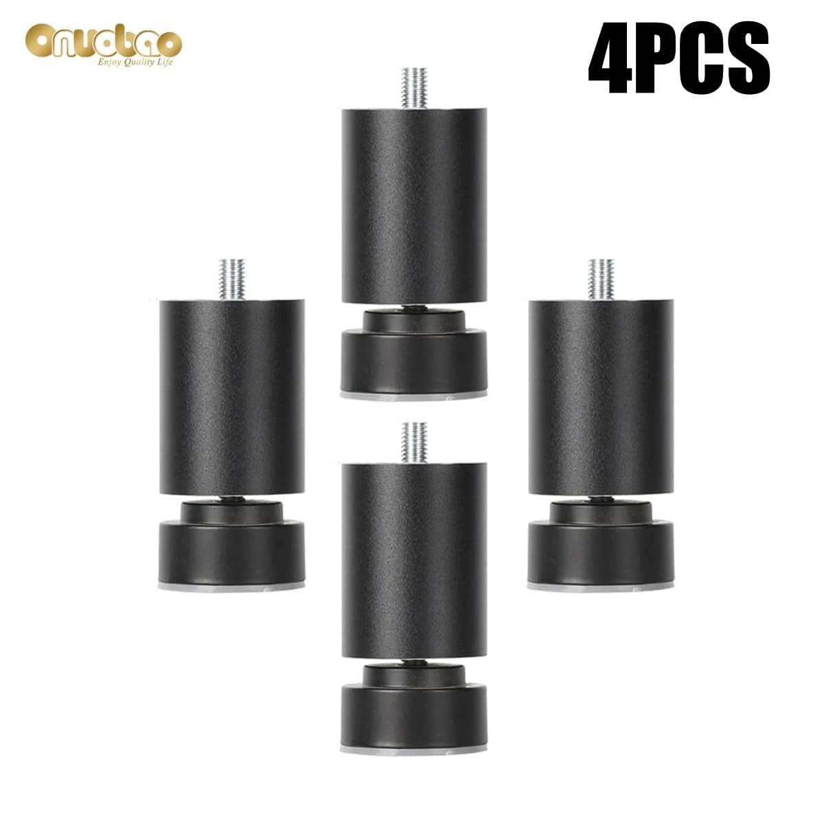 Onuobao 4 pièces M10 vis meubles jambes réglables en alliage d'aluminium canapé Table jambes meubles pièces de rechange