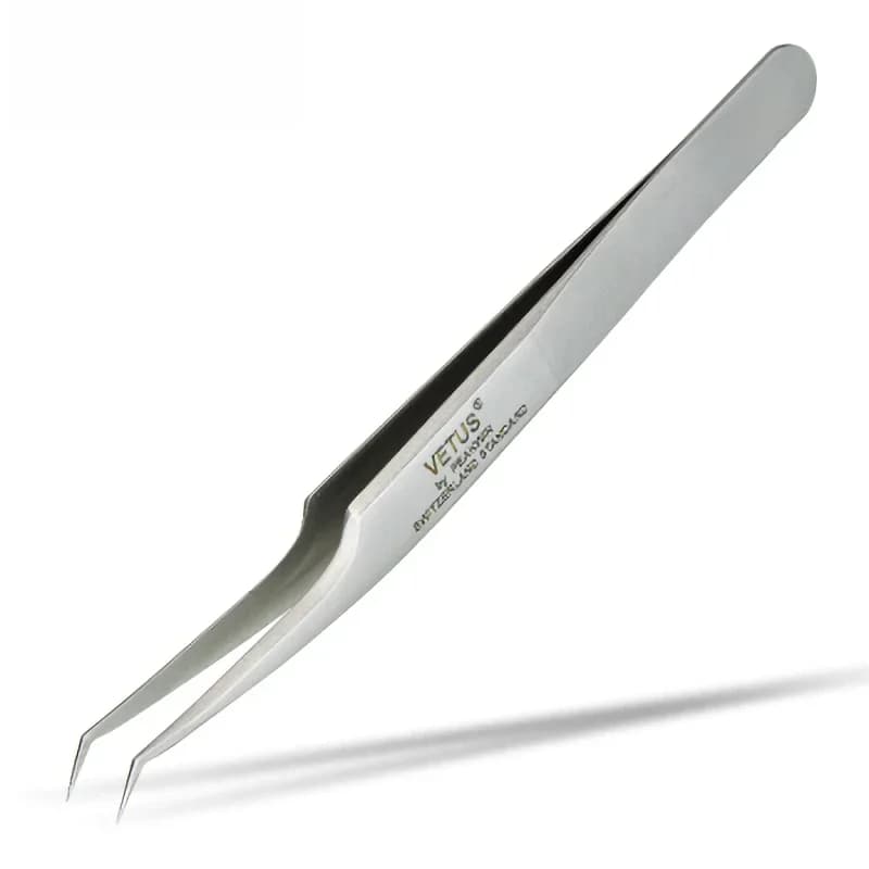 VETUS Original 32-SA pince à épiler hyperfine haute précision Non magnétique Anti-acide pinces cils greffage manucure ESD pince