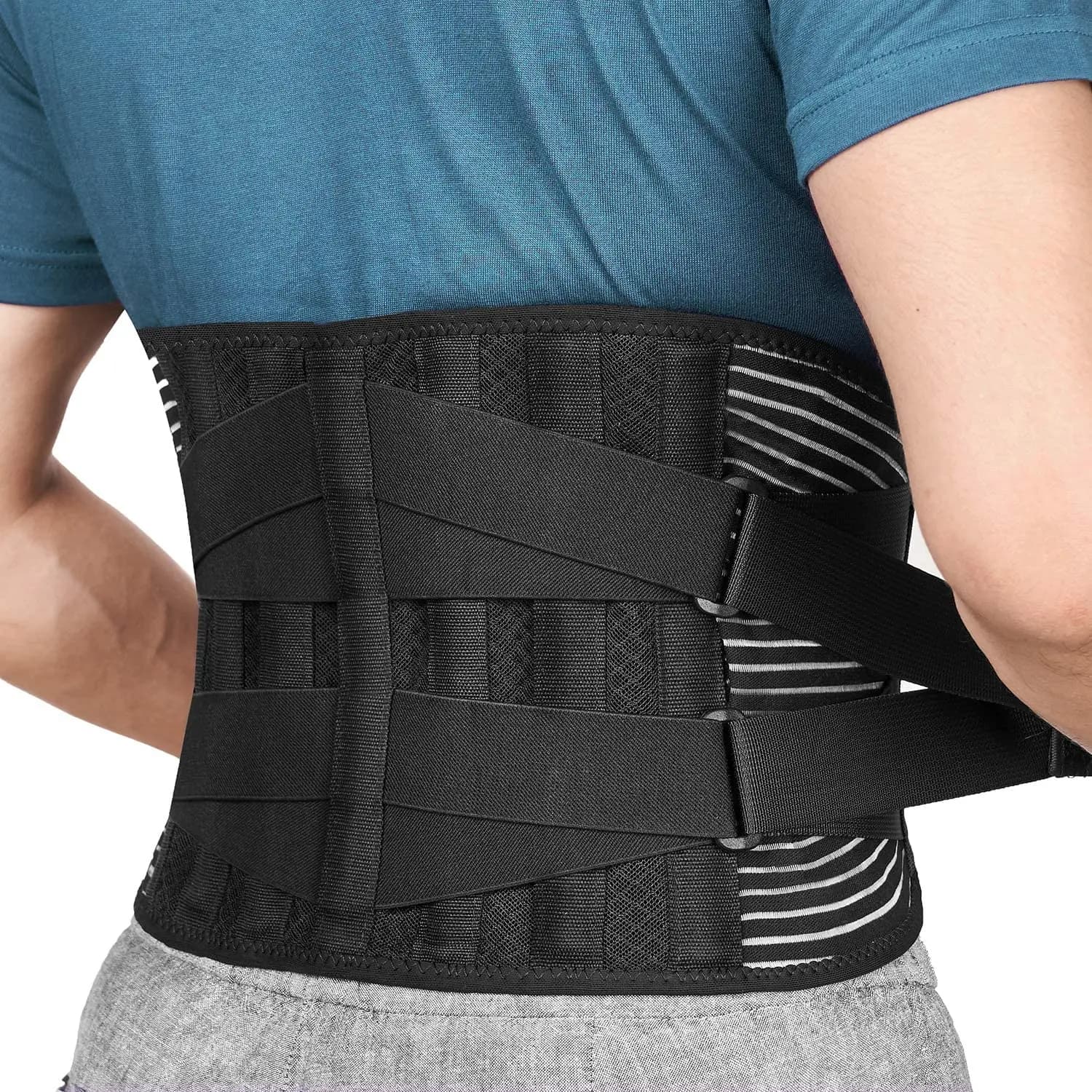 Ceinture de soutien lombaire pour le dos, Double traction réglable, attelle orthopédique pour la taille médicale, décompression relaxée,