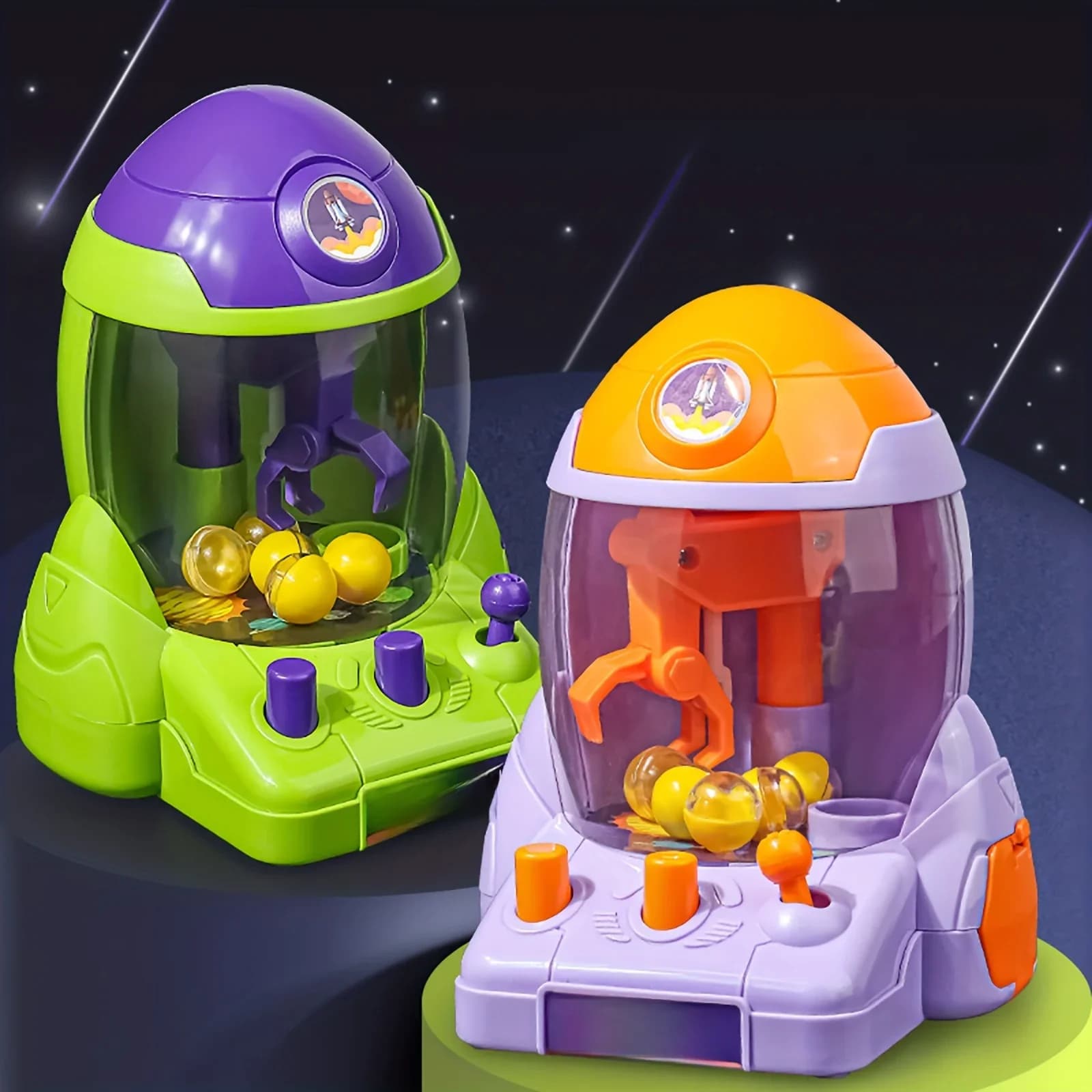 Space Rocket Crawler, Ball Pincer, Egg Twister - Utilisez ce jouet comme cadeau d'Halloween/noël pour gagner des prix!
