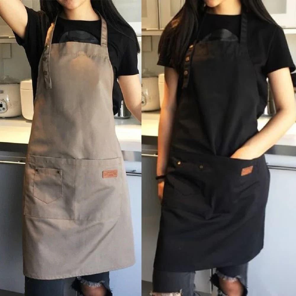 Tabliers de cuisine avec LOGO personnalisé pour boutique d'entreprise, pour femmes et hommes, Chef de travail, gril, Restaurant, Bar, boutique,
