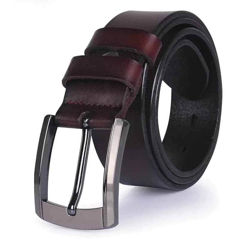 Ceinture en cuir véritable de haute qualité pour hommes, ceintures de luxe de créateur, sangle en cuir de vache à la mode pour hommes, Jeans pour