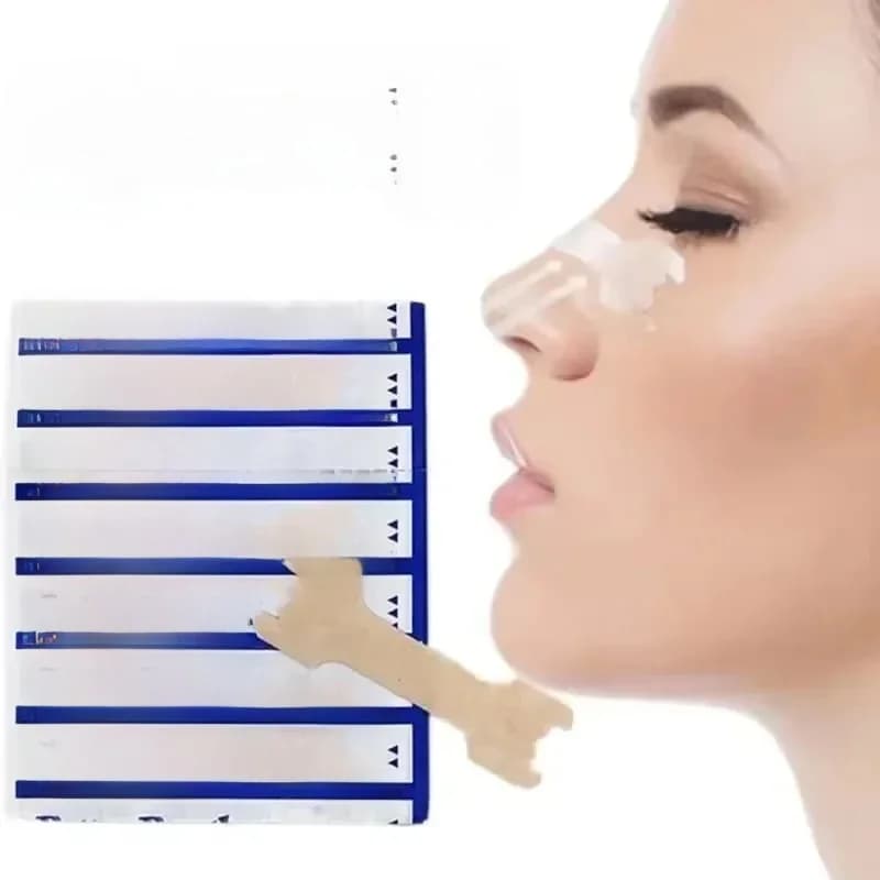 5/20/50/100 pièces bandes nasales respiratoires voie droite arrêter de ronfler bandes Anti-ronflement plus facile mieux respirer soins de santé