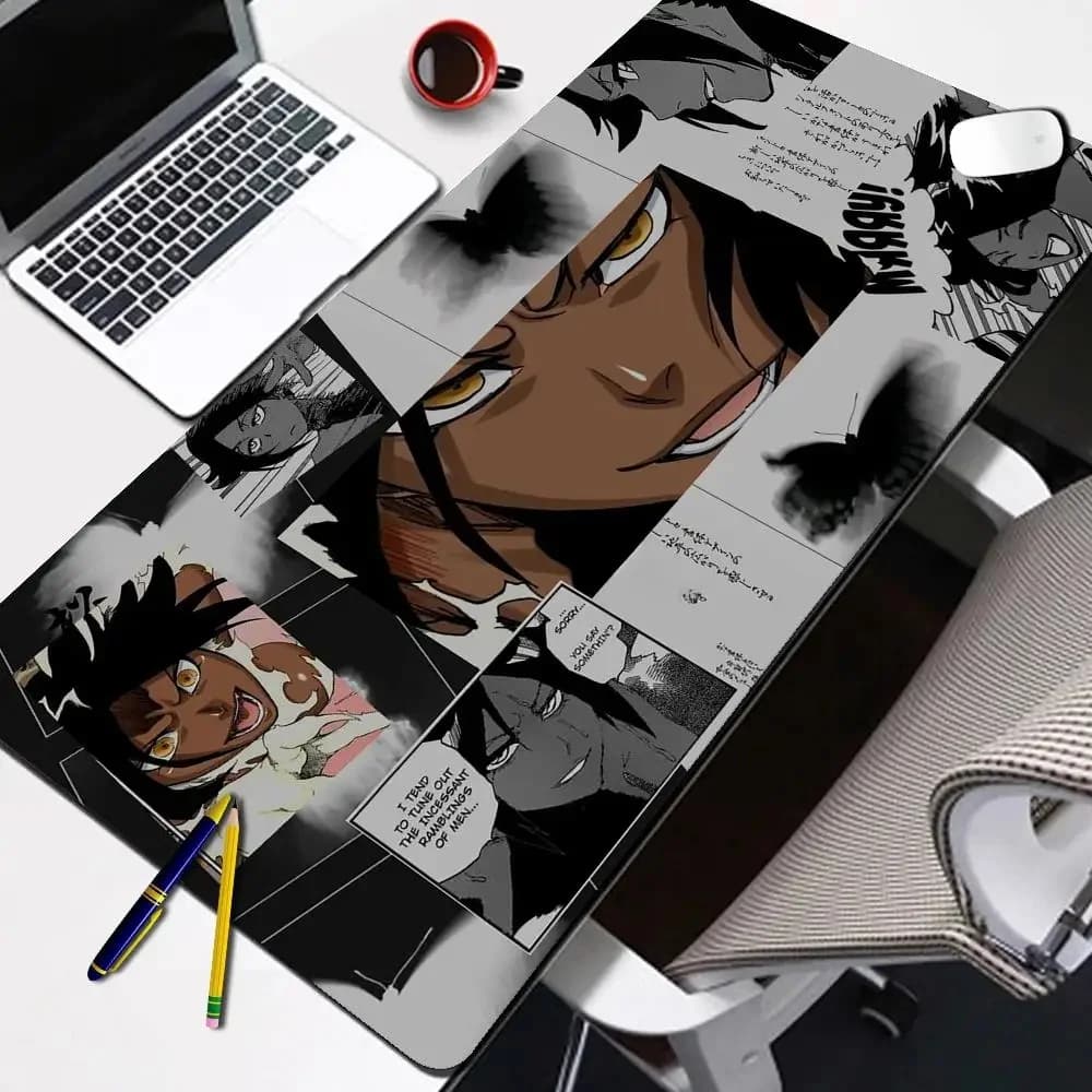 Tapis de Souris XXL B-leach Y-oruichi, Grand Tapis de Bureau Anime Imprimé HD, Tapis de Bureau de Luxe Étendu, Tapis d'Écriture pour Étudiants