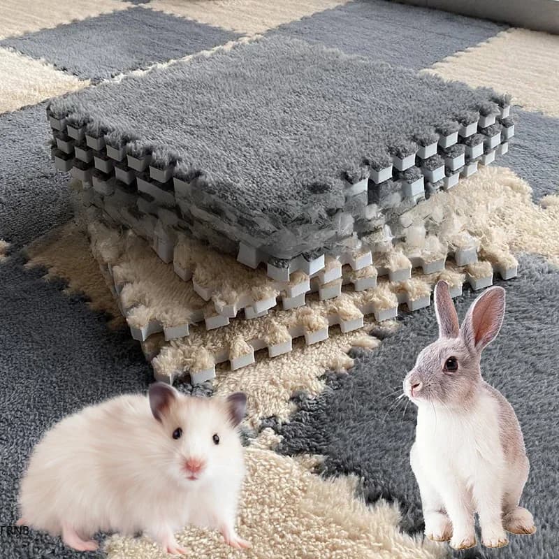 30*30 cm 1-10 pièces coussin chauffant pour animaux de compagnie EVA mousse cochon d'inde Hamster doux tapis de couchage lapin tapis de couchage
