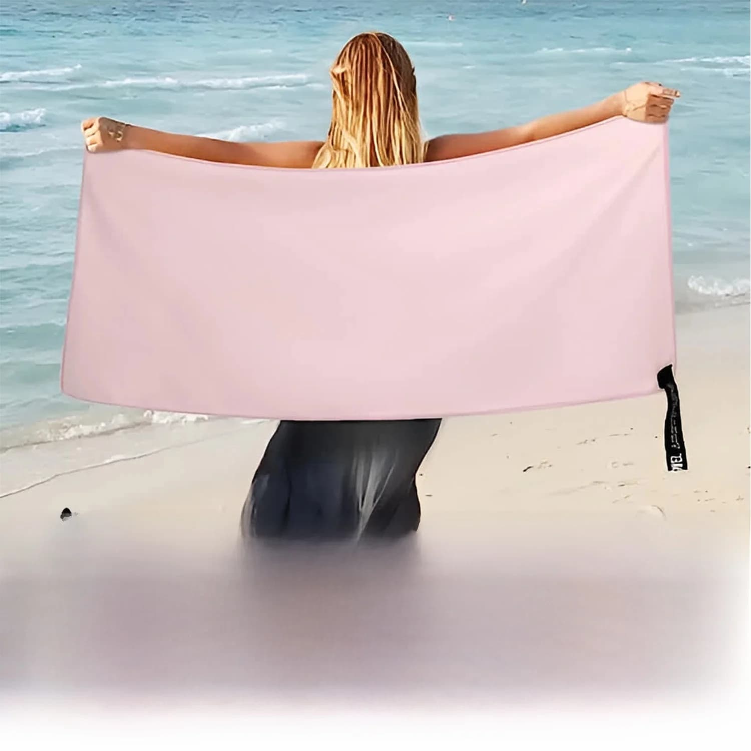 Serviette en Microcarence à vaccage Rapide, Super Absorbante, Super Douce, Légère, pour dehors, Camping, Gym, Natation, Yoga, Plage, 1 Pièce