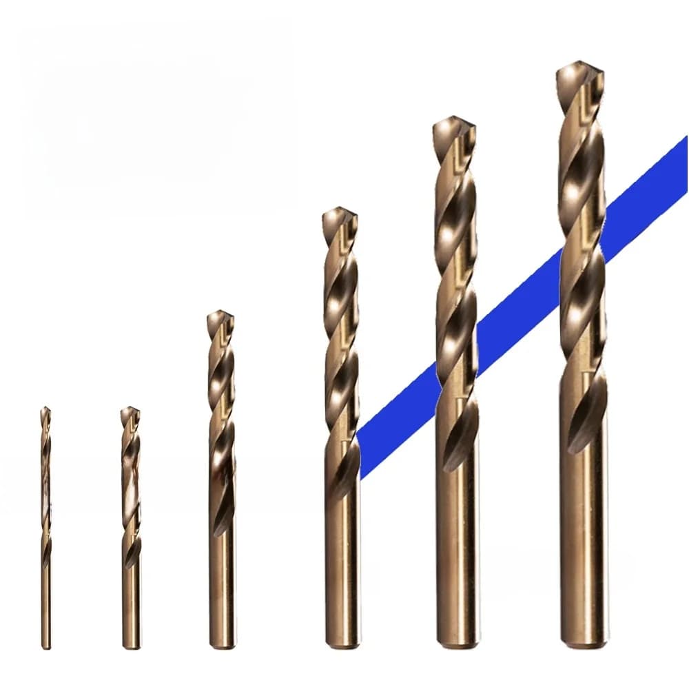 Foret hélicoïdal HSS M42 complet 1-14mm utilisé pour percer sur l'acier trempé, la fonte, l'acier inoxydable, 1 pièce