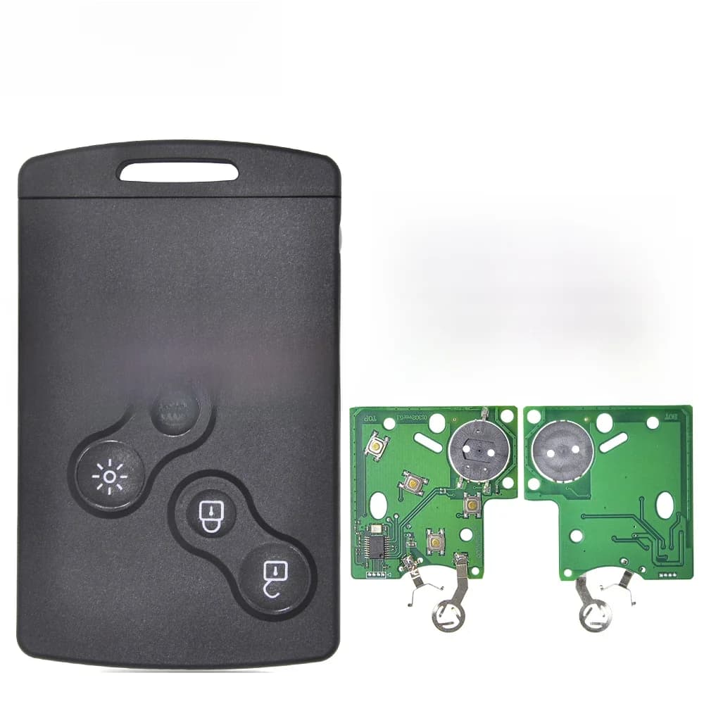 HE ID46 PCF7941 433MHz clé à distance de voiture sans mains libres pour Renault Koleos Megane Laguna Scenic