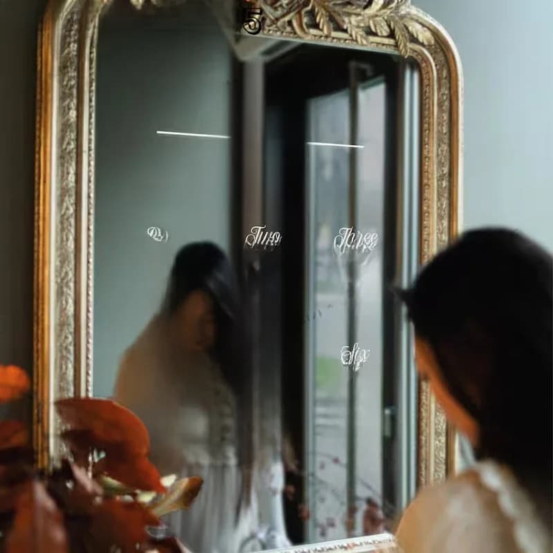 Autocollants Miroir en Vinyle pour Plan de Sièges de Mariage, Tableau de Sièges, Décoration Personnalisée pour ix