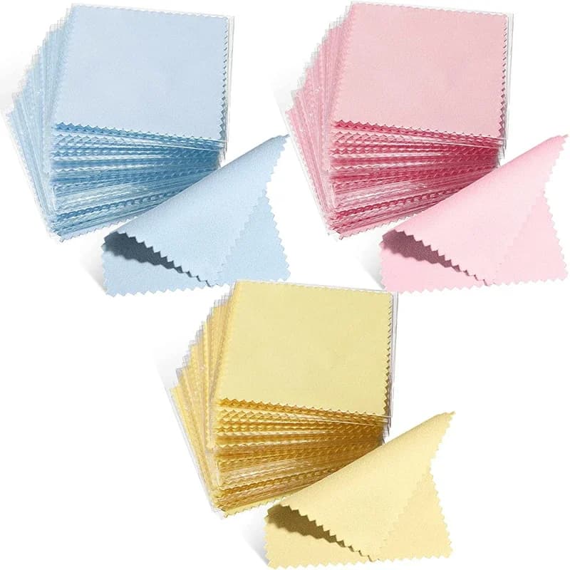 Chiffon nettoyant pour vernis argenté, serviettes douces et propres, lingettes pour argenterie, bijoux en or, équipement d'outils, fournitures de