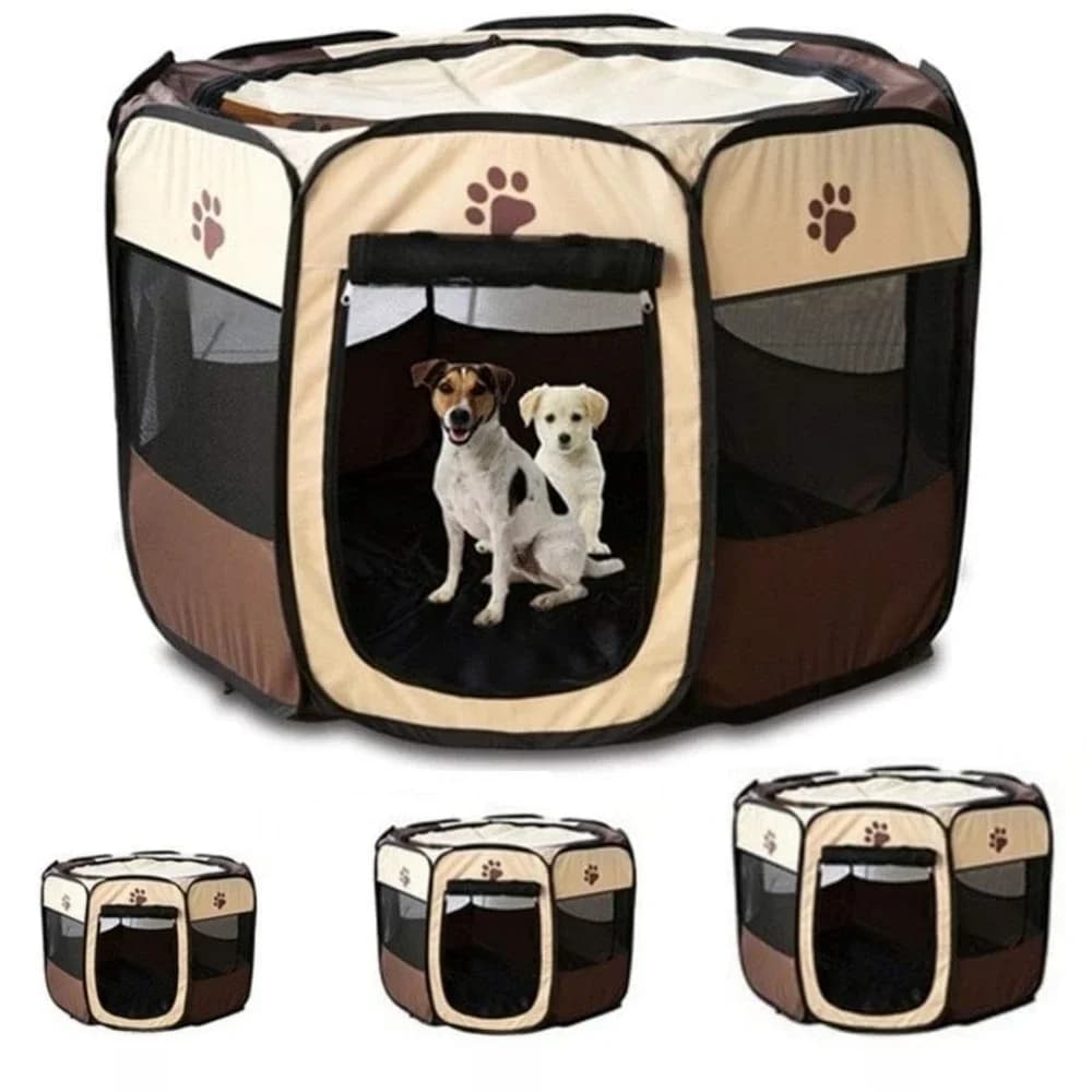 S/M/L chat salle de livraison détachable été tente pour animaux de compagnie en plein air chien lit pliant chien Fance chat nid chien clôture Cage