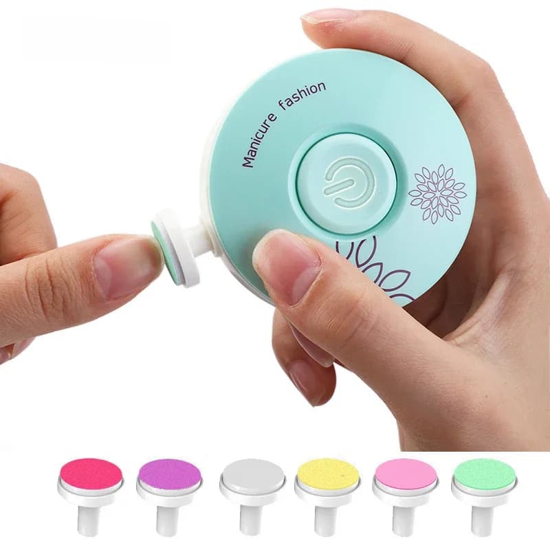Coupe-ongles électrique pour bébé, outil de polissage des ongles pour enfant, ciseaux de manucure pour nourrissons, Kit d'hygiène pour bébé,