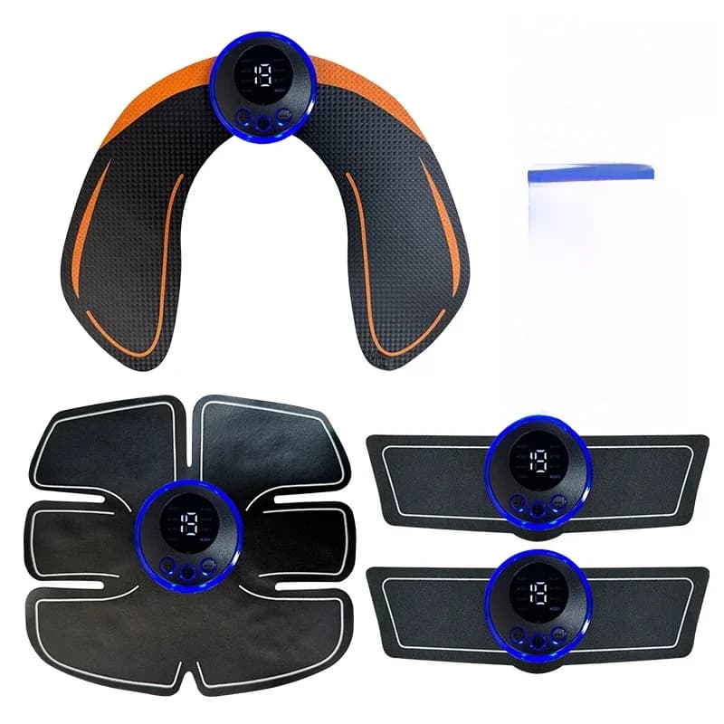 Stimulateur musculaire électrique, masseur, ventre, fesses, bras, jambes, cou, hanches, entraîneur, Toner musculaire, équipement d'entraînement
