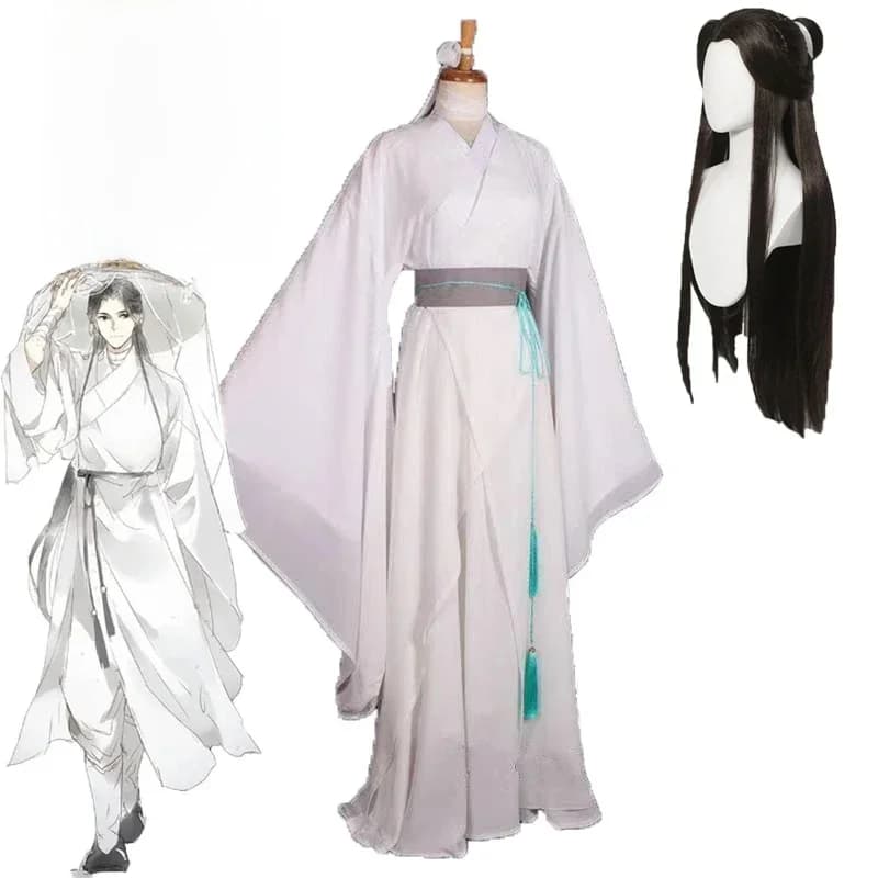 Costume de Cosplay Anime Xie Lian Tian Guan Ci Fu Xielian, perruques supérieures, accessoires d'halloween pour hommes et femmes, vêtements Han Fu