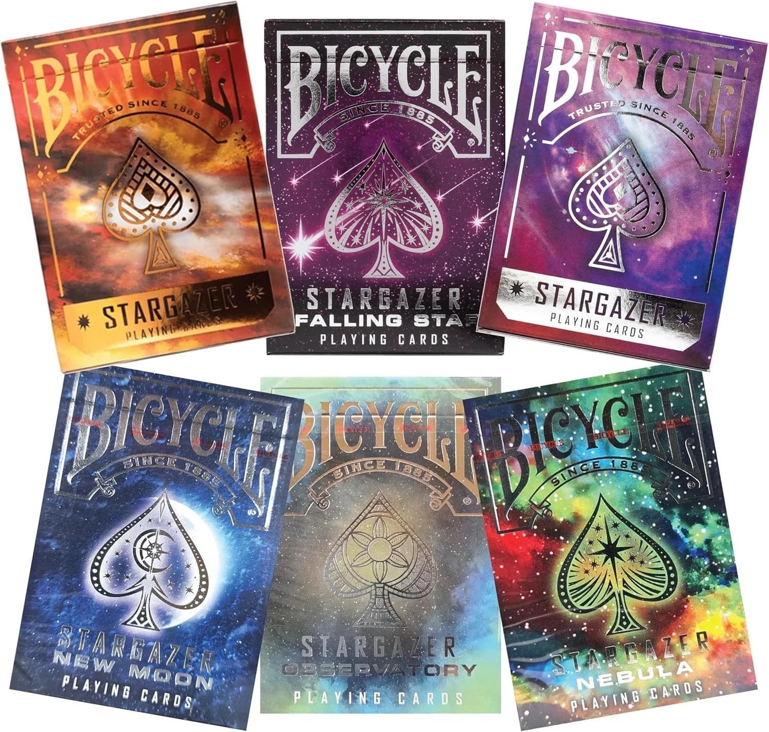 Jeu de cartes d'observatoire Stargazer en papier pour vélo, jeux de cartes de Poker Standard pour une lecture facile, jeu de cartes familiales