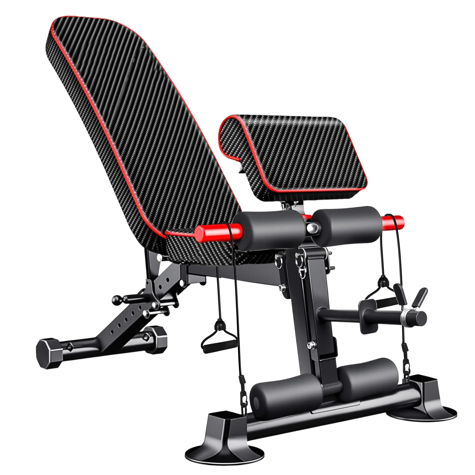 Banc d'haltères pliant presse dossier réglable assis abdominaux multi-fonctionnel équipement de banc de Fitness maison