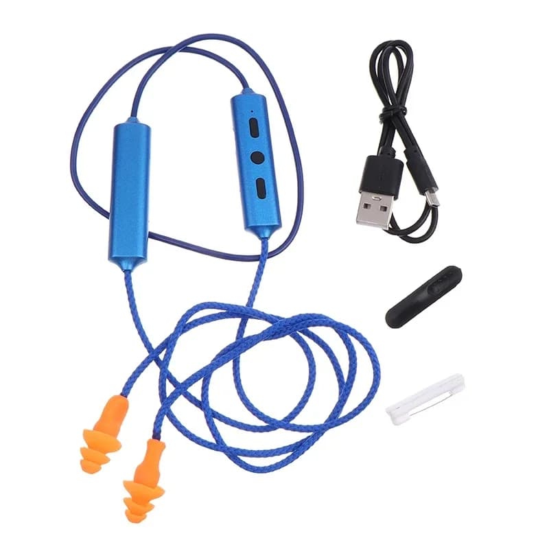 Casque Bluetooth pour suppression du bruit au travail, bouchons d'oreille, protection auditive, construction, lignes de production de sol,