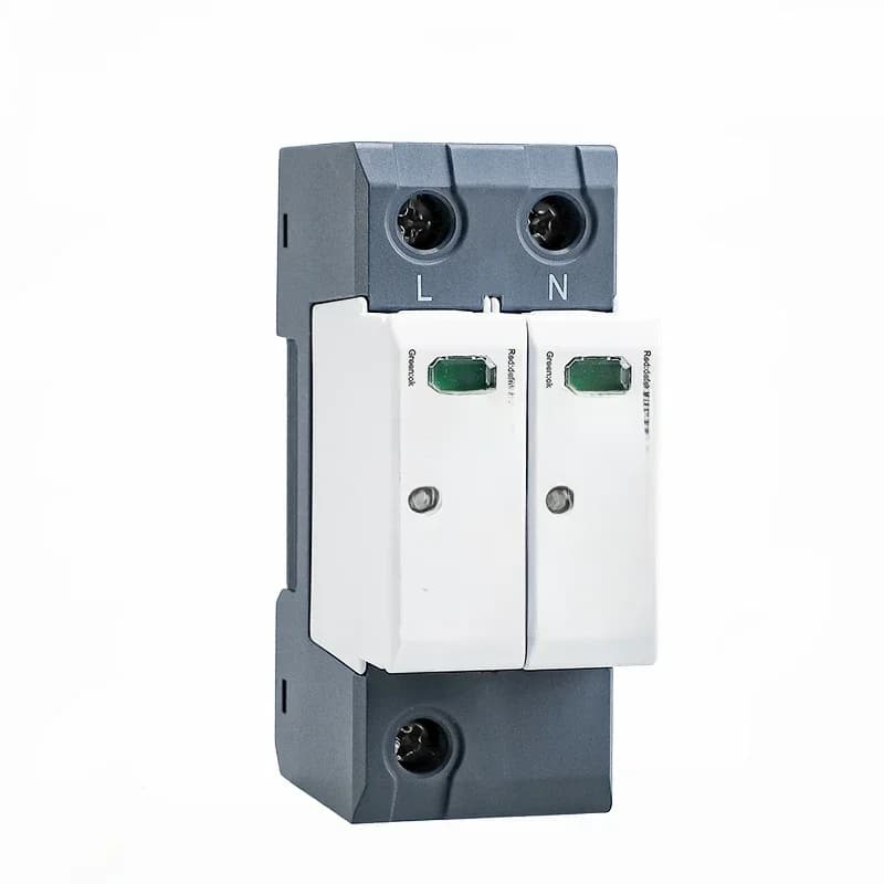 GEYA GSP9 protecteur de surtension à 2 pôles 20KA-40KA SPD AC275V AC385V 400V 440V SPD protecteur de surtension de maison 1P + N Rail Din