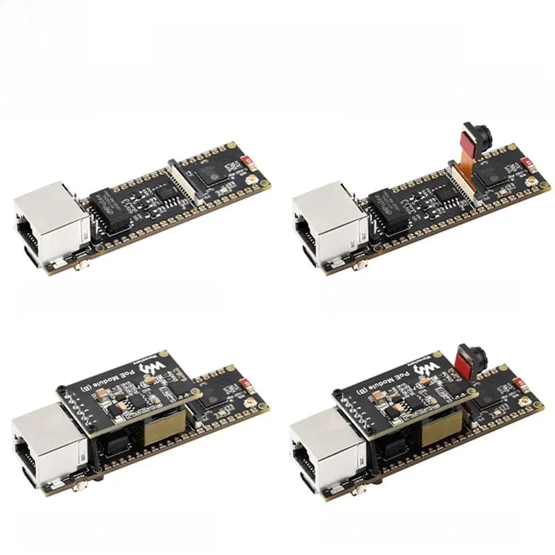 Carte de développement de caméra ETH ESP32-S3, PoE RJ45/OV2640 OV5640, Port/W5500/micro-sd, Compatible avec Raspberry Pi Pico Size