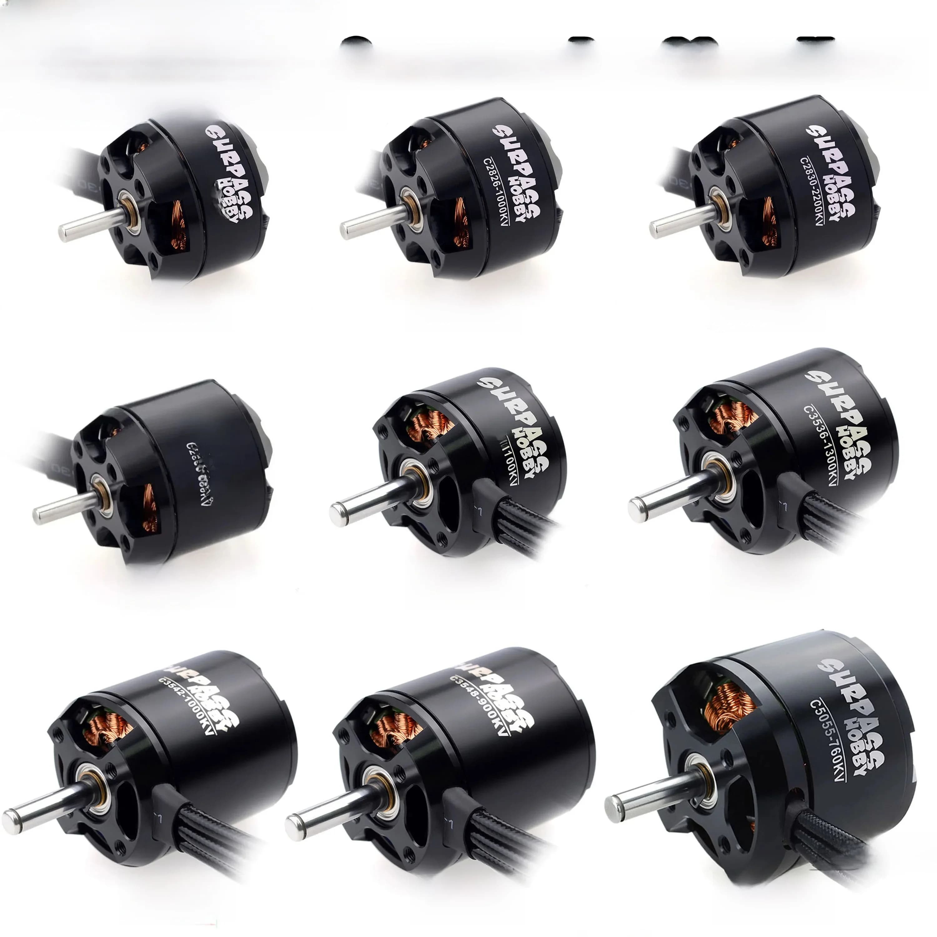 SURPASS-Moteur sans balais pour importateur RC FPV 3D, quadrirotor aile multicopter, BBY 2822 2826 2830 2836 3530 3536 3542 3548 5065