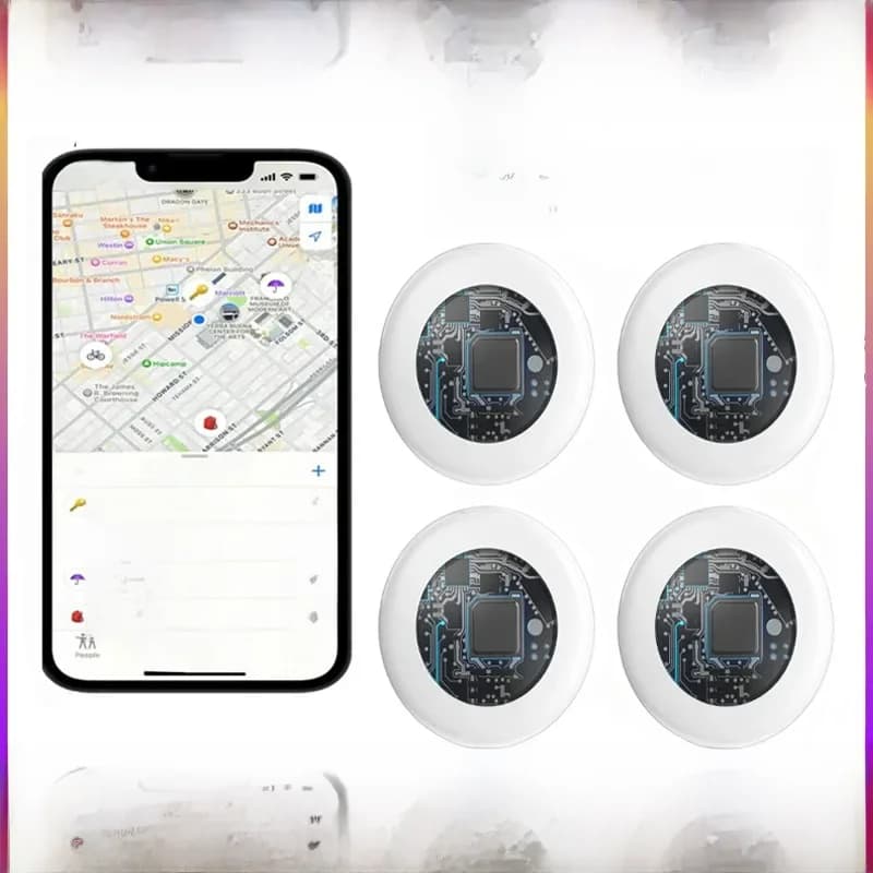 Timethinker – traceur GPS intelligent Airtag Bluetooth, fonctionne avec Apple Find My APP ITag, localisateur d'étiquette d'air, détecteur de clé