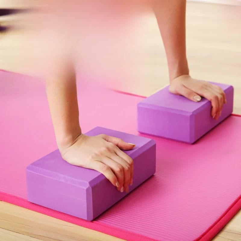 Blocs de gymnastique EVA en mousse, 2 pièces, exercice d'entraînement, équipement de Fitness, danse, Yoga, outil auxiliaire, étirement, façonnage