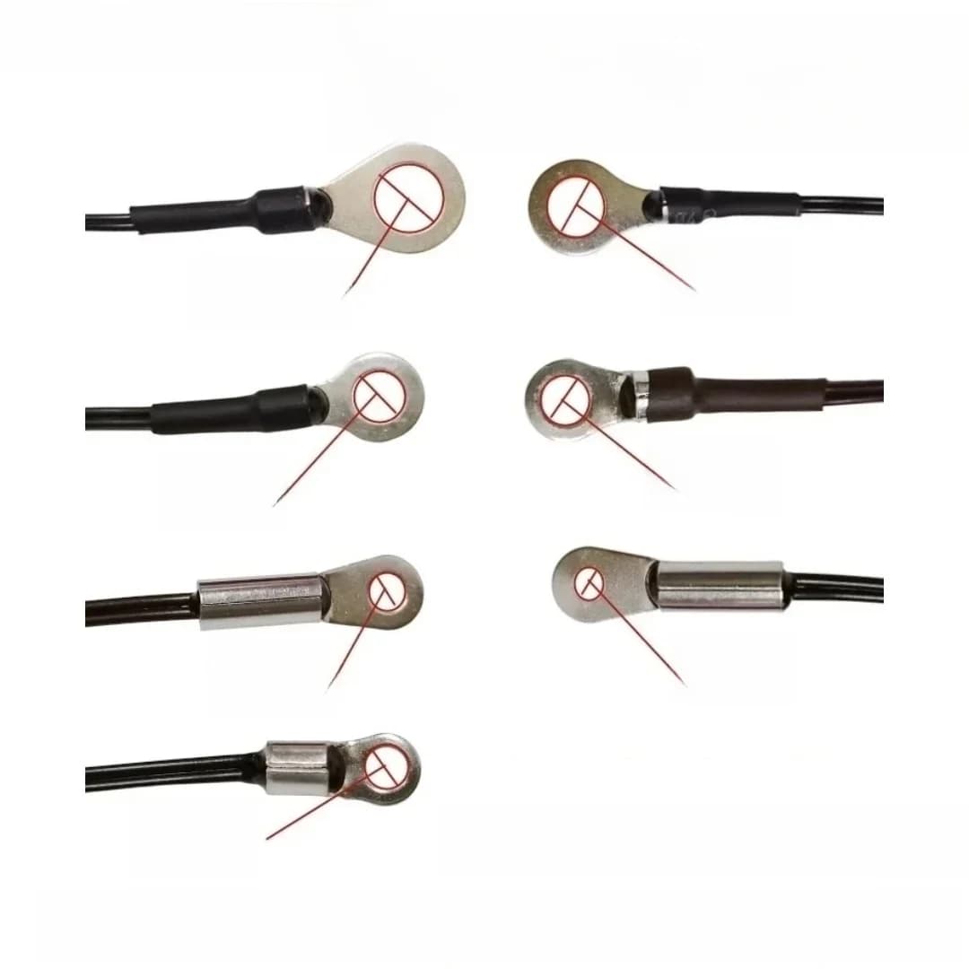 Capteur de température NTC, thermistance de mesure de température 10K B3950 1% M3M4M5M6M8M10, fil de ventilateur inverseur, sonde fixe d'oreille