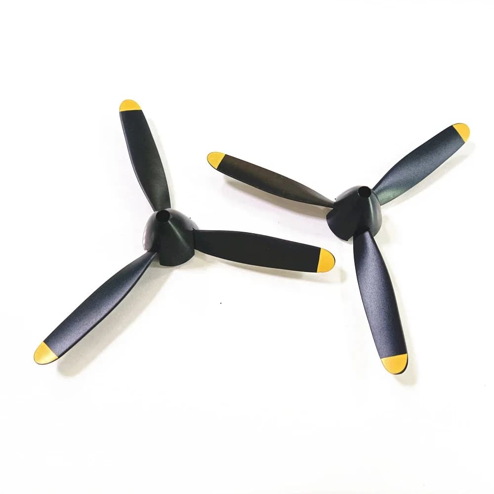 Volantex RC Hélice à 3 pales pour avion RC 761-5 P-51D, 761-8 F4U, 761-9 T28, 761-11 BF109, 761-12 Spitfire, 761-13 P40,761-15