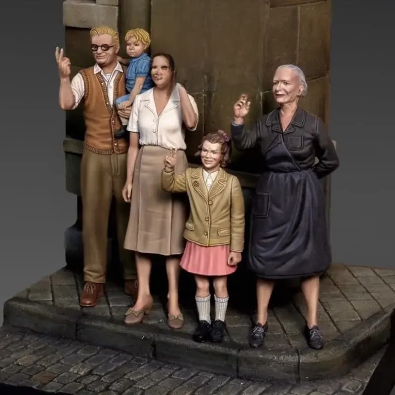 Figurine modèle en résine 1/35 GK, kit non assemblé et non peint