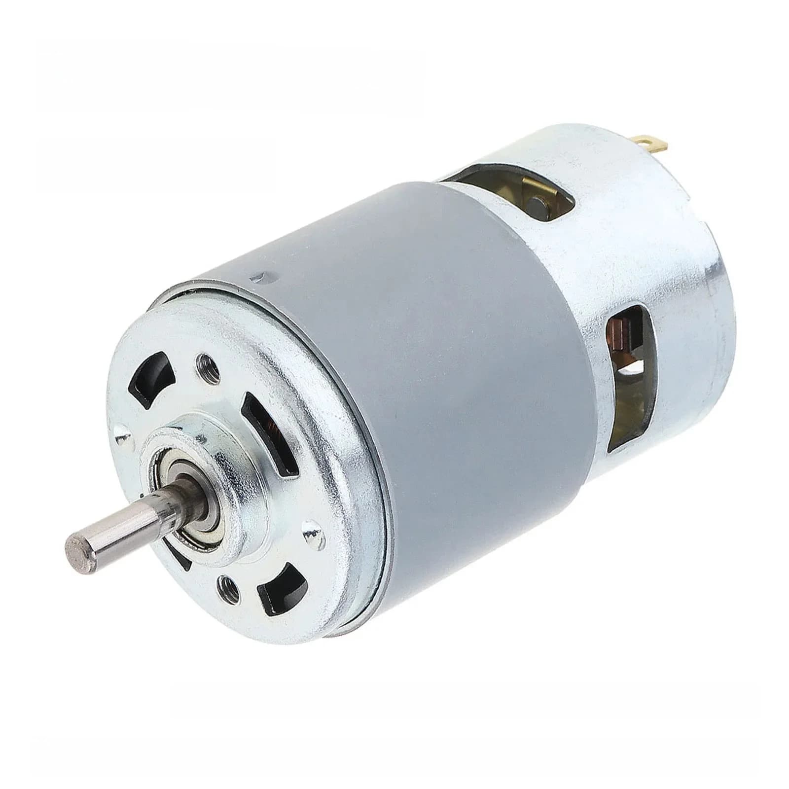 Moteur 775 CC 12V 3000-15000 tr/min, grande vitesse, grand couple, pour petite perceuse/micro-outil avec roulement à billes et ventilateur