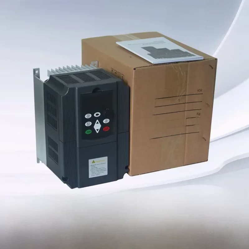 Onduleur 11kw 220V à 380V, entrée monophasée à sortie triphasée, convertisseur de fréquence, vitesse réglable VFD pour compresseur d'air