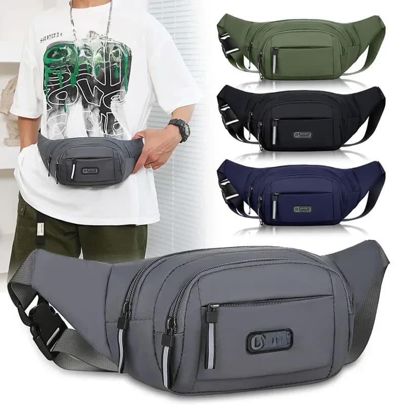 Hommes toile Fanny taille Packs unisexe ajustement taille sac Mobile Sports en plein air course Anti-vol Ultra mince Invisible taille sac