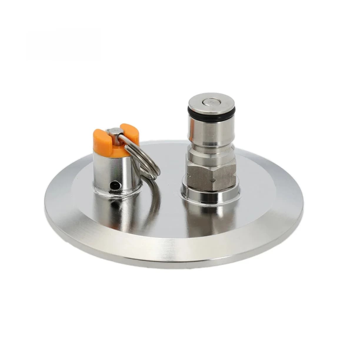 LeicClamp-Capuchon d'extrémité avec boule à gaz et poteau de verrouillage, accessoires de fermenteur conique Homebrew, magasin de trémie sèche, V