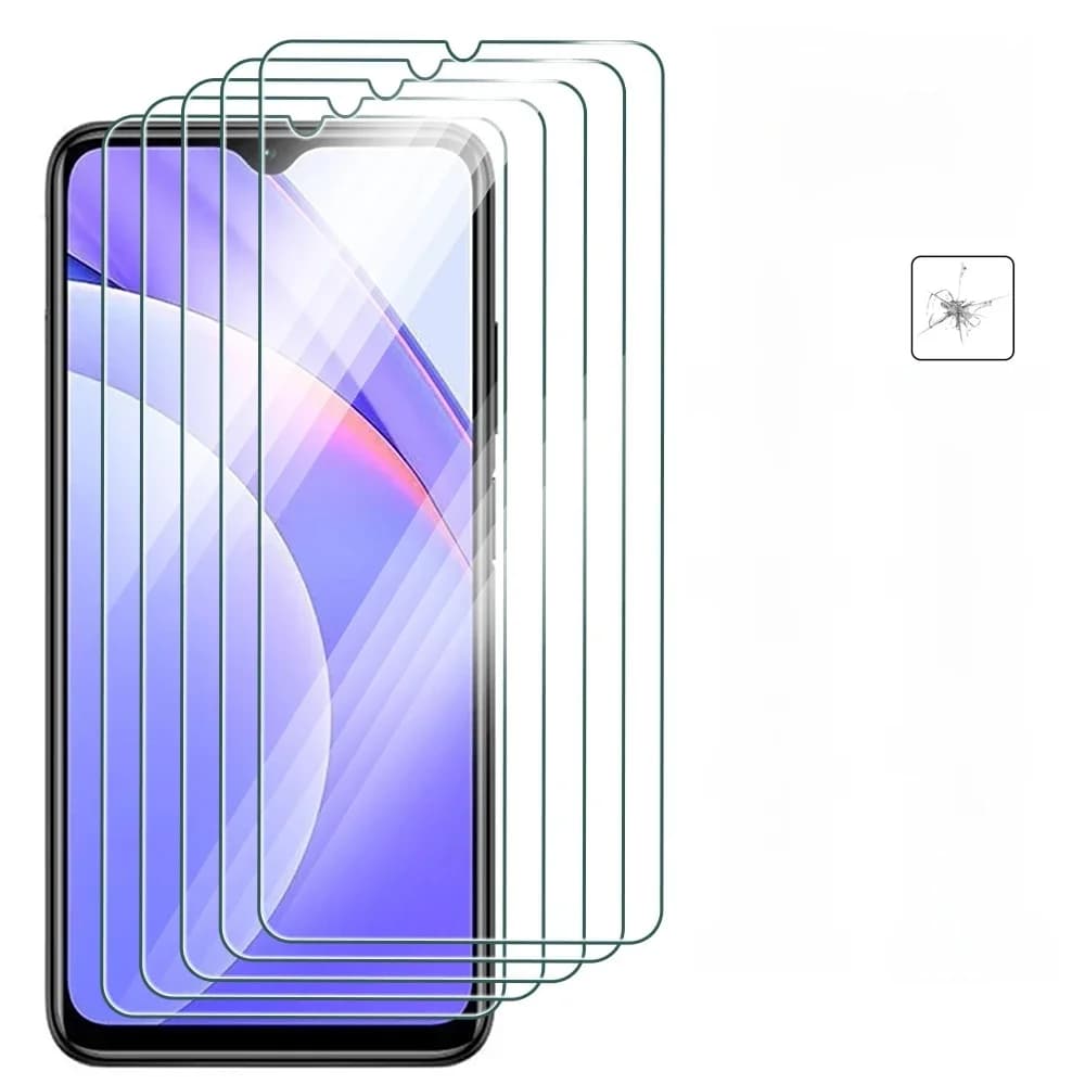 Protecteur d'écran pour Xiaomi Redmi Note 9 8 7 pro, 5 à 1 pièce, en verre trempé, 8T 9T 9S
