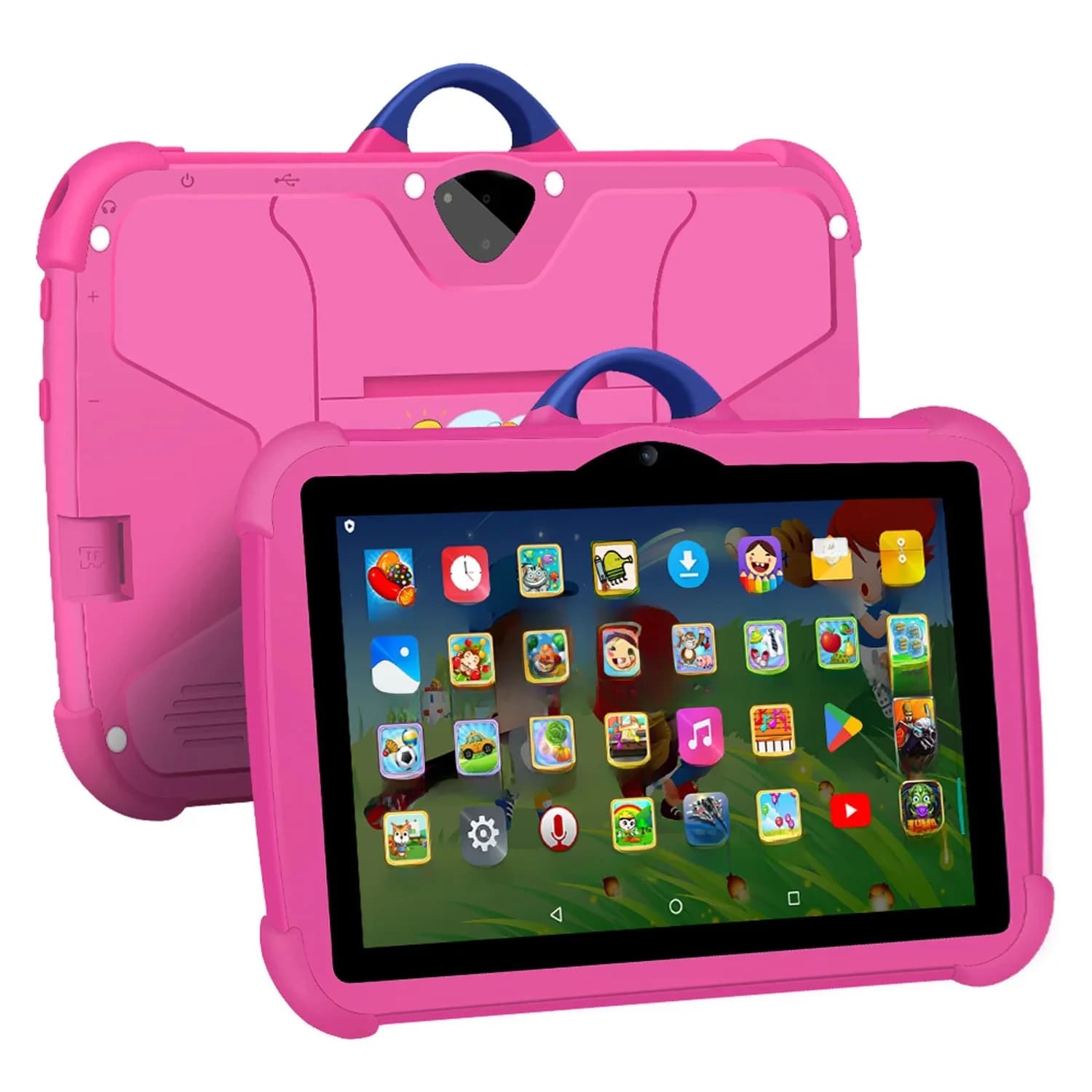 Nouveau modèle de dessin animé enfants tablette 7 pouces Quad Core 4GB RAM 64GB ROM Android apprentissage jeux éducatifs tablettes cadeaux pour