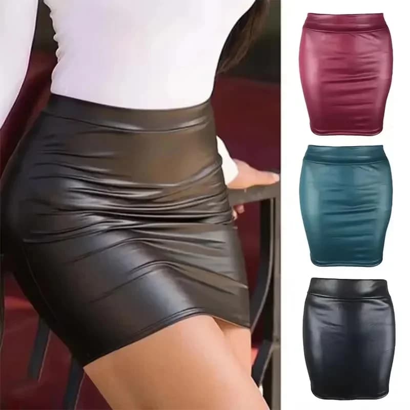 Femmes été Mini jupes taille haute coupe ajustée hanche crayon jupes Vintage moulante jupe Sexy Clubwear dames vêtements de bureau