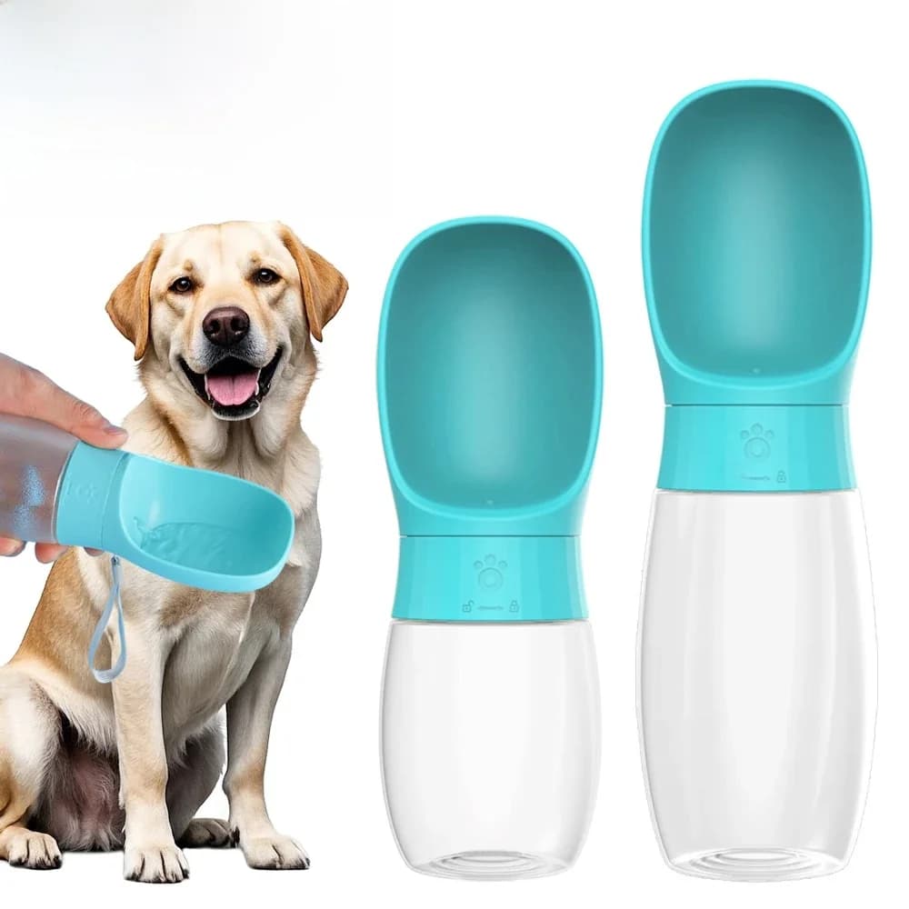 Bouteille d'eau portable pour chien de grande taille 300ml 500ml, gamelle pour petits chiens, chats, voyages, randonnée, distributeur d'eau pour