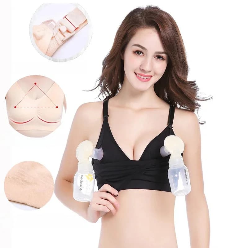 Soutien-gorge d'allaitement à pompage mains libres, soutien-gorge de maternité pour femmes, sous-vêtements spéciaux, vêtements de grossesse