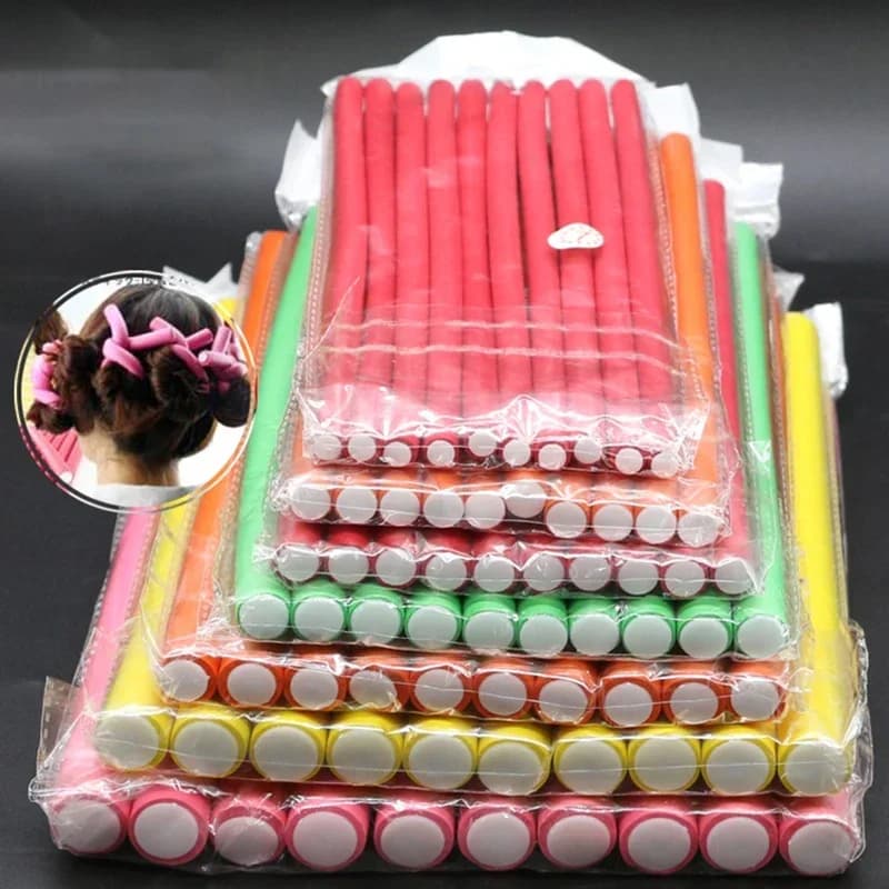 Bâtons de curling de rouleau de cheveux d'air magique, bigoudi doux, torsion de mousse, tiges flexibles, outils de coiffage de bricolage, le plus