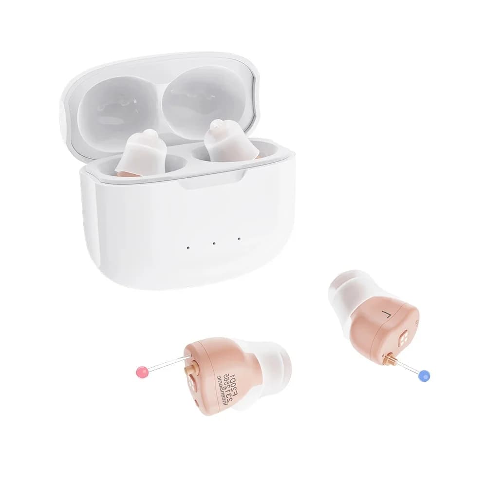Mini appareils auditifs rechargeables, amplificateur de son portable invisible CIC, 16 canaux, numérique, adultes et sourds, livraison directe