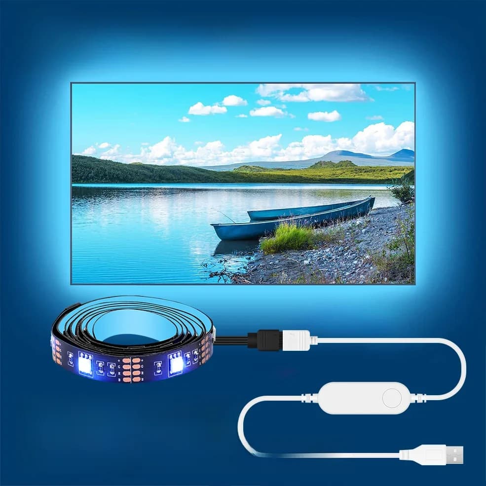 Bande lumineuse LED intelligente, RVB 5050, Tuya, WiFi, Zigbee, contrôle par téléphone, USB, ruban flexible, rétroéclairage TV, chambre, fête à