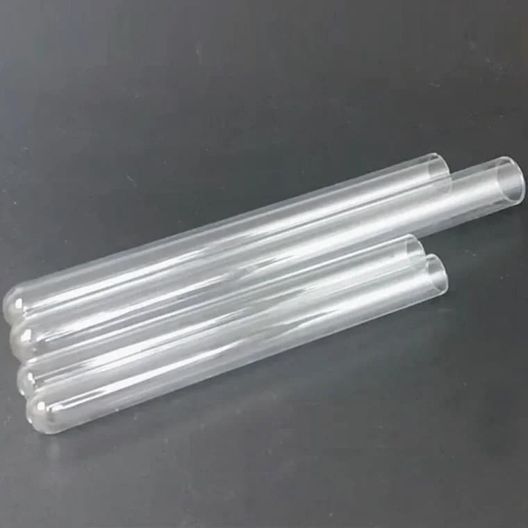 10/12/13/15/18/20/25/30/35/40*75/100/150/180/200mm verre laboratoire clair fond rond porte-échantillon Tube à essai liquide