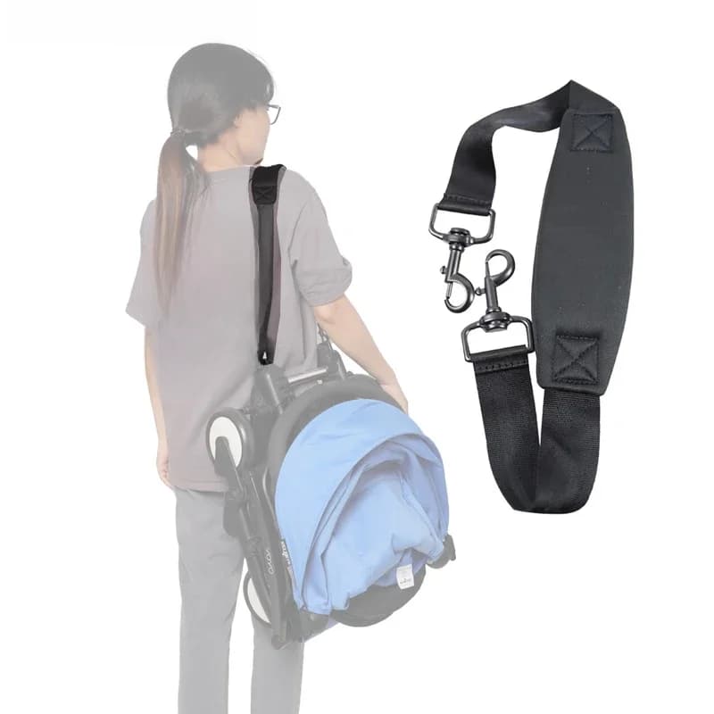 Accessoires de poussette pour bébé, bretelles en tissu 1:1 adapté à YOYO/Babyyoya/trône de bébé, accessoire de landau de voyage pliable