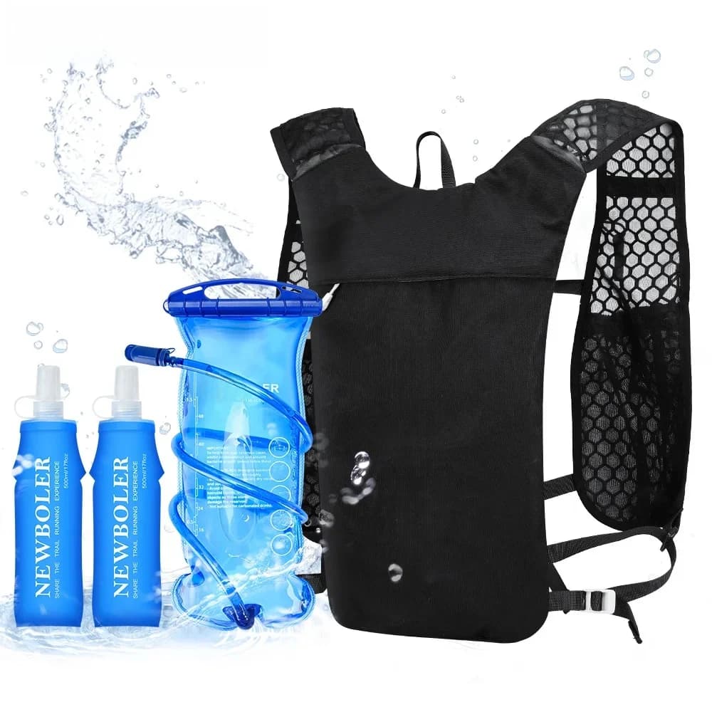 NEWBOLER – gilet d'hydratation respirant, sacs à dos légers pour course à pied, cyclisme, Jogging, Marathon, équitation, escalade