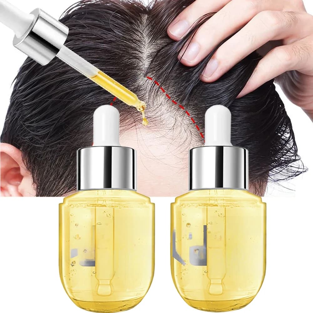 PURC huile de croissance des cheveux au gingembre traitement rapide contre la perte de cheveux réparation lissante produits de croissance des cheveux