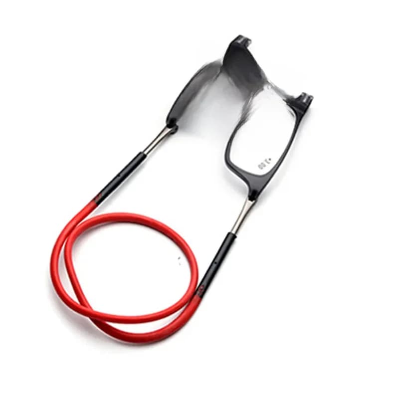 Nouveau cou pliant suspendus presbytie lunettes Hd résine mode aimant magique presbytie lunettes presbyte lunettes
