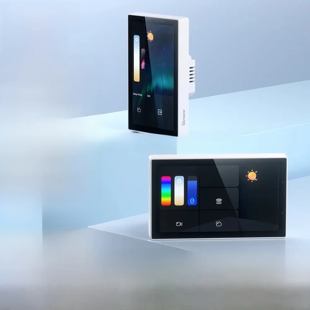 SONOFF NSPanel Pro 120 Type panneau de commande pour maison intelligente consommation d'énergie intelligente Module de commutation bricolage prise en