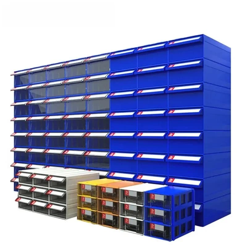LEADLOONG F1 tiroir de rangement de bureau 6 pièces 180*95*50mm/7*3.7*2in tiroir organisateur empilable idéal pour stocker des pièces de centre