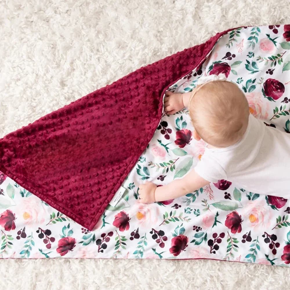 Nom personnalisé personnalisé polaire bébé couverture enfants pépinière décor Swaddle couverture bébé couvertures nouveau-né cadeau mère