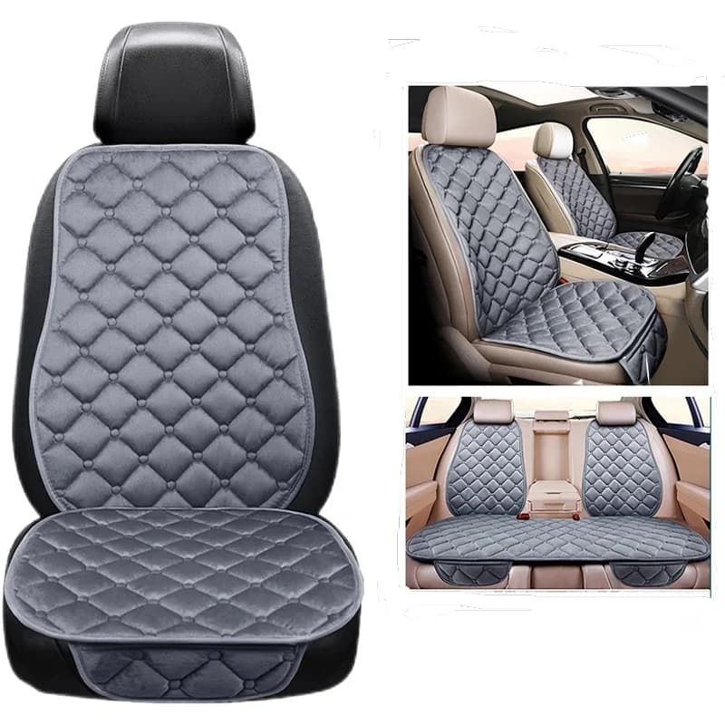 Housse de Protection universelle pour siège de voiture, coussin de siège Auto chaud d'hiver, housse de Protection pour siège arrière, trois